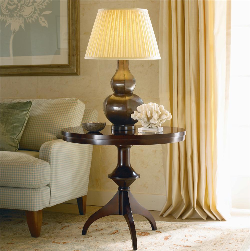 Century New Traditional Round Lamp Table Jacksonville Furniture Mart